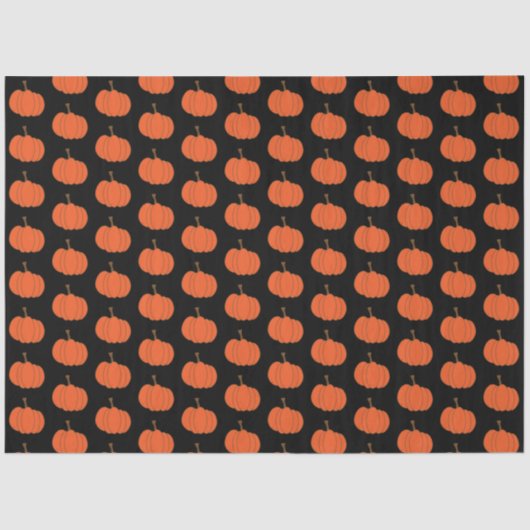Herfst Pumpkins Tissuepapier (Voorkant)
