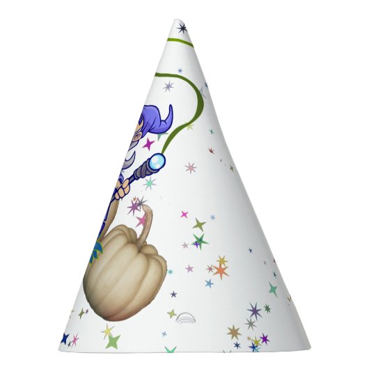 Herfst Pumpkins Twinking Stars Party Pet Feesthoedjes (Rechts)