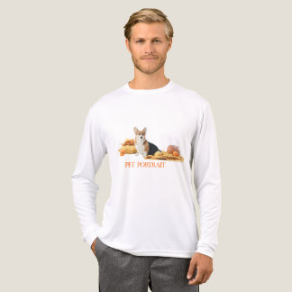 Herfst Pup & Pompoenen Tri-Blend Shirt