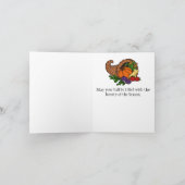 Herfst Puppy Card Feestdagen Kaart (Binnen)