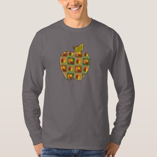 Herfst Quilt Heren T-shirt (Voorkant)
