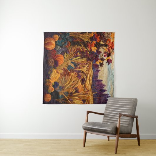 Herfst Quilt Tapestry Wandkleed (In Situ (horizontaal))