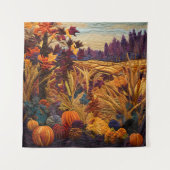 Herfst Quilt Tapestry Wandkleed (Voorkant)