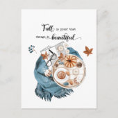 Herfst Quote Feestdagenkaart (Voorkant)