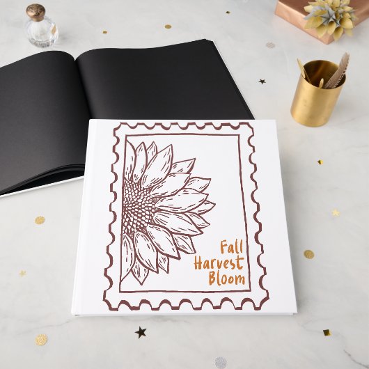 Herfst Quote gastenboek (Voorkant open)