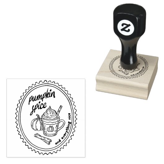Herfst Quote Stamp Rubberstempel (Gestempeld)