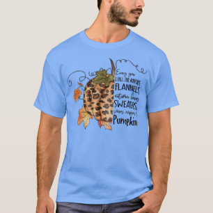 Herfst Quote T-shirt voor vrouwen Pumpkins Autumn