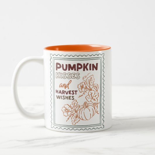 Herfst Quote Tweekleurige Koffiemok (Links)