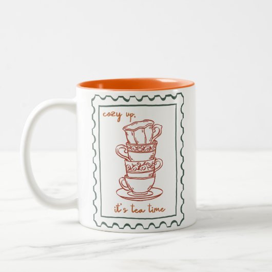 Herfst Quote Tweekleurige Koffiemok (Links)