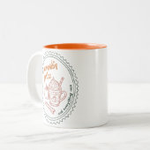 Herfst Quote Tweekleurige Koffiemok (Voorkant links)