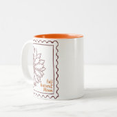 Herfst Quote Tweekleurige Koffiemok (Voorkant links)