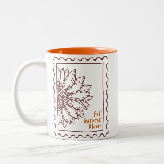 Herfst Quote Tweekleurige Koffiemok (Links)