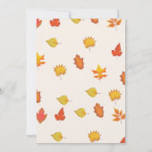 Herfst Raad de bruidsjurk vrijgezellenfeest spel K Kaart (Achterkant)