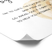 Herfst Raad het Baby Food Shower Game Poster (Hoek)