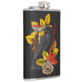 Herfst raaf 2 heupfles (Rechts)