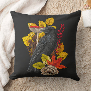 Herfst raaf 2 kussen