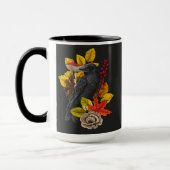 Herfst raaf 2 mok (Links)