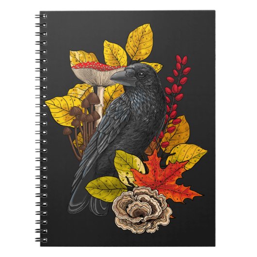 Herfst raaf 2 notitieboek (Voorkant)