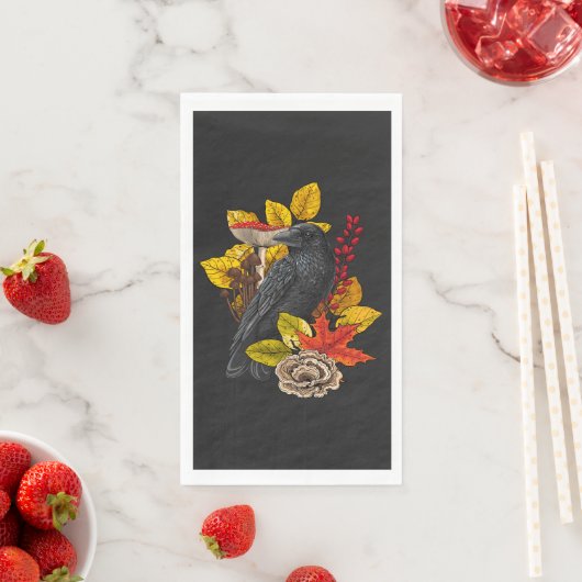 Herfst raaf 2 servet (Insitu)