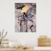 Herfst Raven Gotische Fantasy Sprookjesposter Poster (Keuken)