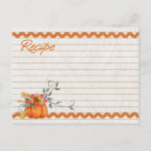 Herfst recept briefkaart (Voorkant)