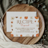 Herfst Recept Verzoek Bruidsfeest Informatiekaartje
