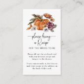 Herfst Recept Vrijgezellenfeest Kaart (Voorkant)