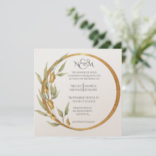 Herfst Red Tone Floral met gedicht Kaart