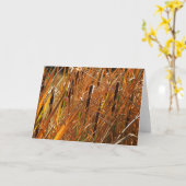 Herfst Reeds Nummer 6 Kaart (Gele Bloem)