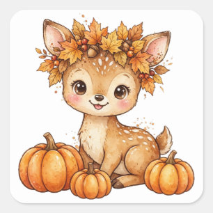 Herfst Reeënblad Kroon Mooie Herfst Sticker