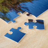 Herfst reflecteert op de nationale buffelrivier legpuzzel (Zijkant)