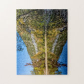 Herfst reflecteert op de nationale buffelrivier legpuzzel (Verticaal)