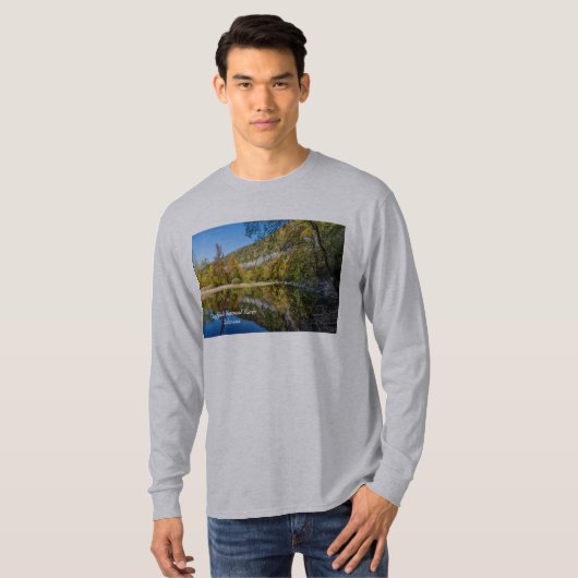 Herfst reflecteert Shirt over buffelrivierhoes (Voorkant volledig)