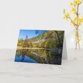 Herfst reflecteert Wenskaart buffalo Kaart (Gele Bloem)