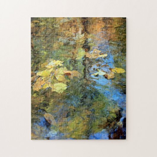 Herfst Reflectie Puzzle Legpuzzel (Verticaal)
