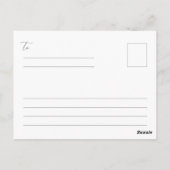 Herfst Reflecties Briefkaart (Achterkant)