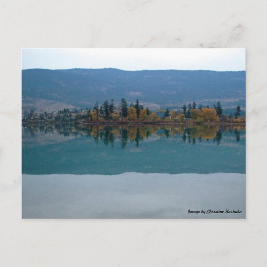 Herfst Reflecties Briefkaart (Voorkant)