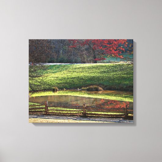Herfst Reflecties canvas (Voorkant)