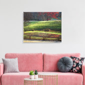 Herfst Reflecties canvas Afdruk (Insitu (Woonkamer))