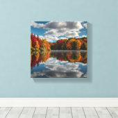 Herfst Reflecties Canvas Muurkunst (Insitu (Houten vloer))
