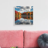 Herfst Reflecties Canvas Muurkunst (Insitu (Woonkamer))