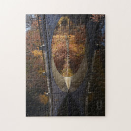 Herfst Reflecties in de Vanderbilt Estate  Legpuzzel