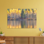 Herfst Reflection Canvas Afdruk (Insitu (Woonkamer))