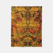 Herfst Reflection op Russell Pond | New Hampshire Fleece Deken (Voorkant)