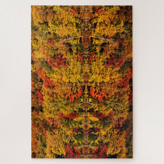 Herfst Reflection op Russell Pond | New Hampshire Legpuzzel (Verticaal)