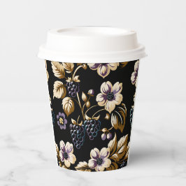 Herfst Regal Elegance Blackberry & Blooms Papieren Bekers