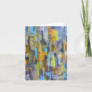 Herfst Regen Blank Notecard Kaart