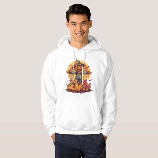 Herfst regenboog hoodie (Voorkant volledig)