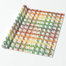 Herfst Regenboog Krassen Cadeaupapier