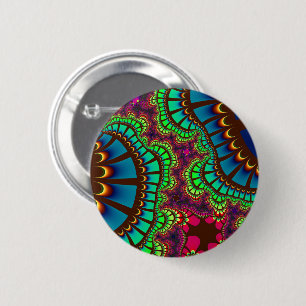 Herfst Regenboog Remix Ronde Button 5,7 Cm